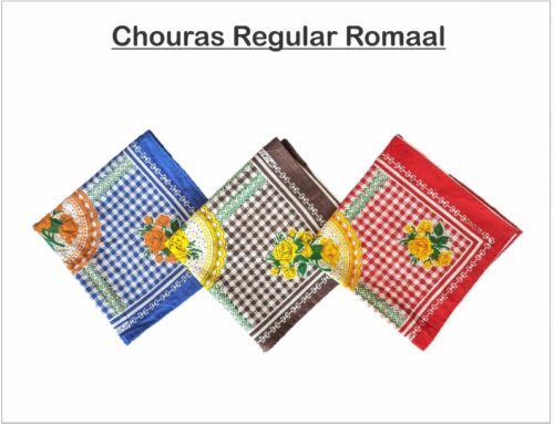 Choras Regular Romall 3 Choras Roti Romall/Squere Roti Romall/ Dasterkhawan