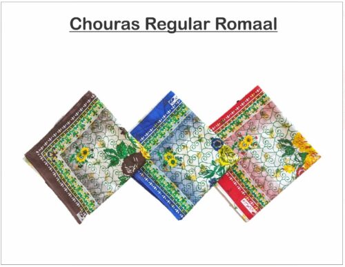 Choras Regular Romall 4 Choras Roti Romall/Squere Roti Romall/ Dasterkhawan