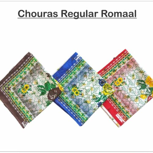 Choras Regular Romall 4 Choras Roti Romall/Squere Roti Romall/ Dasterkhawan