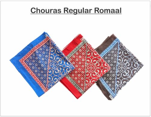 Choras Regular Romall 5 Choras Roti Romall/Squere Roti Romall/ Dasterkhawan