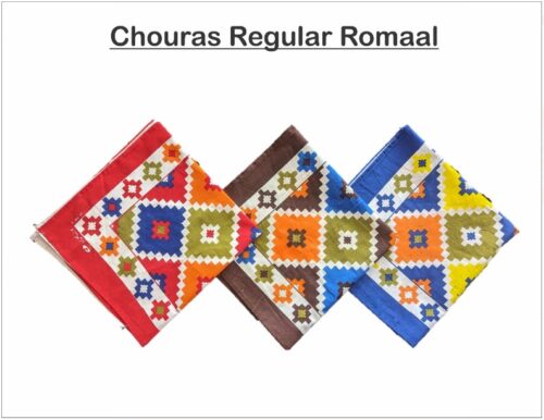 Choras Regular Romall 6 Choras Roti Romall/Squere Roti Romall/ Dasterkhawan