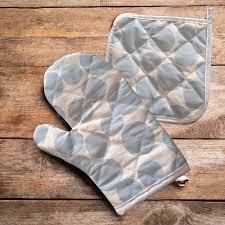 Pot Holder set 2 Oven Gloves & Pot Holder (Set)