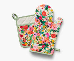 Oven Gloves & Pot Holder (Set)