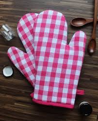 Kitchen Oven Gloves Printed Floral (Pair)